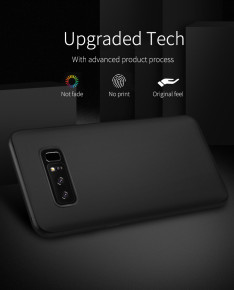 Силиконов гръб ТПУ МАТ ултра тънък за Samsung Galaxy Note 8 N950F черен